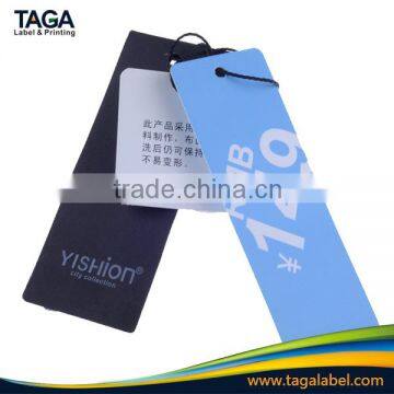 High quality custom printed clothing paper hang tag