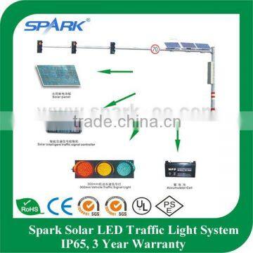 Spark Solar LED Traffic Light - Solar System - Traffic Light Control System