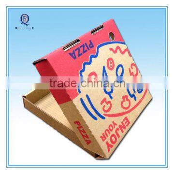 High quality take out kraft pizza box custom