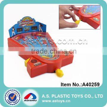 Plastic tabletop shooting maze game cube