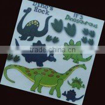 dinosaur design Cartoon tattoo sticker for kids