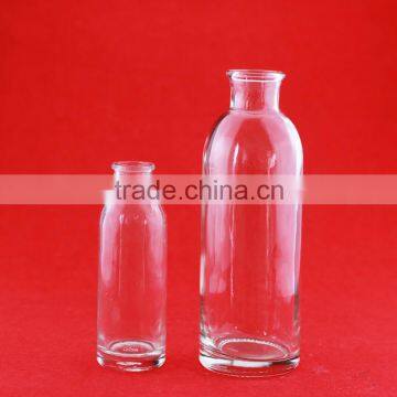 Wide mouth glass bottles alcohol glass bottle