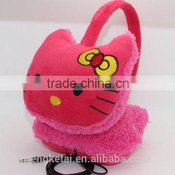 Animal Cute Headphone for Winter High Quality Headphones Earphone for Girls