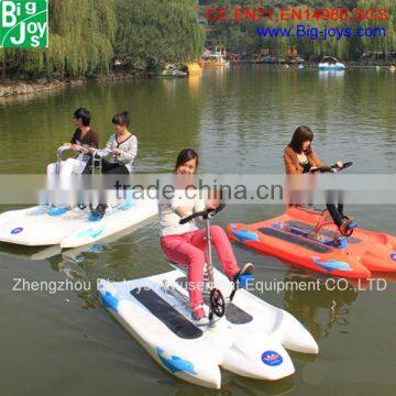 Cheap boat and durable attractive waterbird water bike for sale