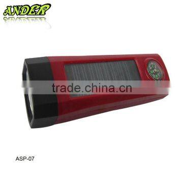 HOT! Solar Power Flashlight Solar charger flashlight