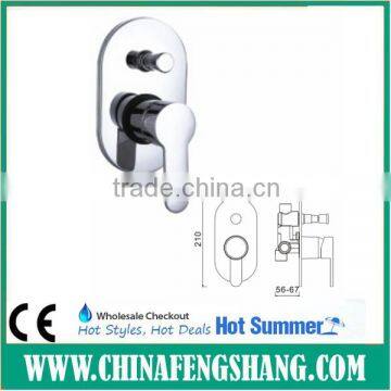 High end round concealed shower faucet mixer