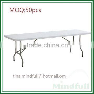 Retail HDPE 8FT Rectangle Folding Table for Outdoor