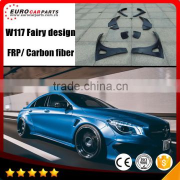 W117 body kits fit for MB CLA-CLASS W117 CLA45 to Fairy style W117 fairy body kits FRP/CARBON FIBER