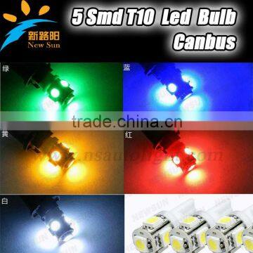 12V Voltage and CE, Emark Certification Car Led T10 5050 SMD Bulb