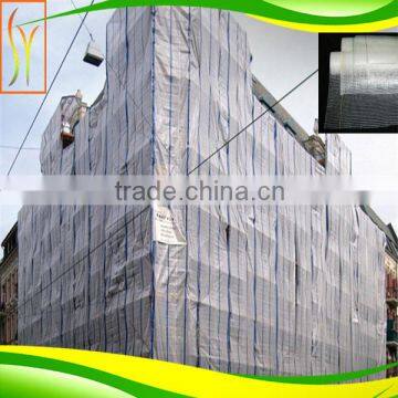 transparent mesh scaffolding cover fabric,tear-resistant sunproof pe leno tarpaulin