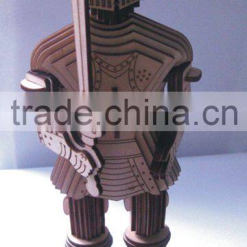 Wooden Puzzle Warrior