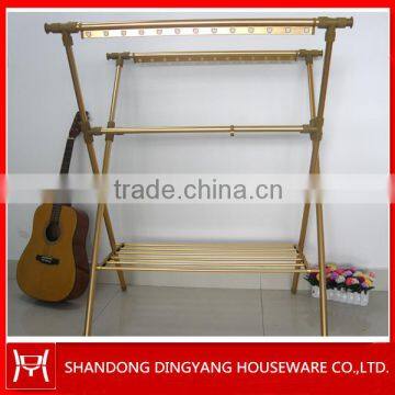 Hot sale X type aluminum clothes drying rack