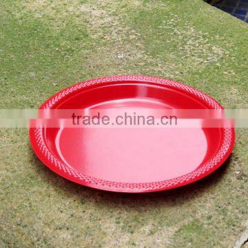 6/7/9/10/12 inch Coloful Plastic disposable Party plate