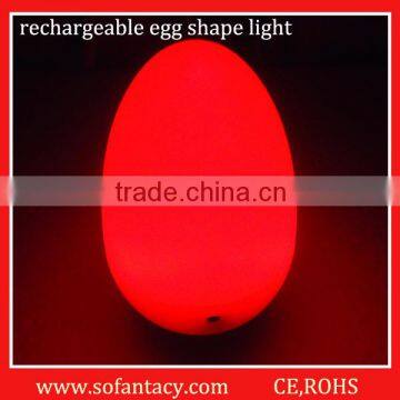 2015 new led egg shape mood light with 8 light models