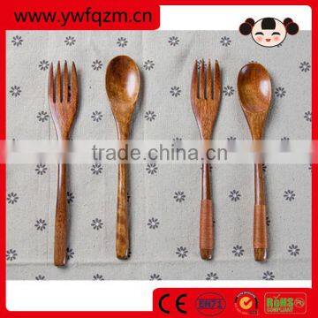 Eco-friendly wooden spoon & fork