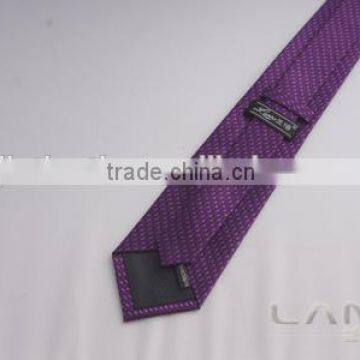 2016 Fashion Trendy Purple Jacquard Silk Woven Mens Skinny Tie for Sale