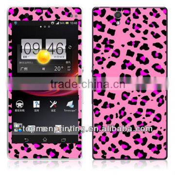 High quality colorful design for Xperia Z L36H skin sticker