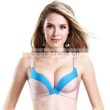 3/4cup plain color wholesale seamless bra