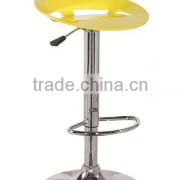Clear Rolling Stainless Steel Stool/Colorful Bar Stool ABS HC-K102 photo-3
