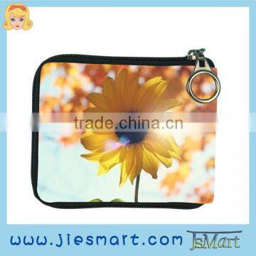 JSMART photo bag short wallet flower printing