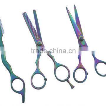 Hairdressing Barber Salon Scissors, Thinning Scissors, Thinning Razor Set 5.5"