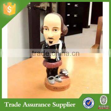 China Wholesale Resin Shakespeare Custom Bobble Head