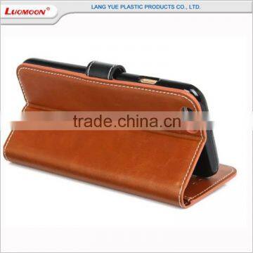 New Design Flip Wallet Crazy Horse Smart Leather Case for Iphone 5 5s 6 6s 7 Plus photo-6
