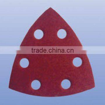 Triangle Velcro sanding disc with good quality