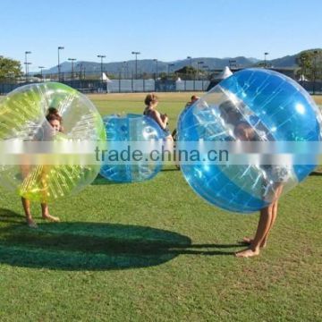 wholesale inflatable colorful bumperz bubble football