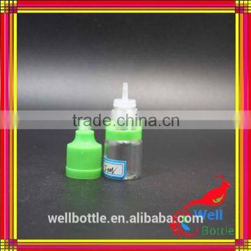 5ml Essential Oil Thin Bottle With Clear Pet Plastic Dropper Bottle PET396R