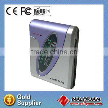 Hot sales AM/FM two band mini radio for promotion