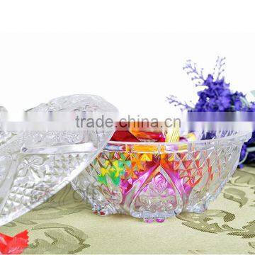 Tableware Glass Sugar Bowl for Soup With Glass Lid photo-3