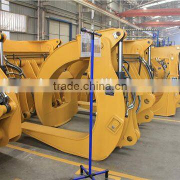 Customized PC650LC-CSE-8R Excavator Log Grapple, PC650 Wearable Log Fork for sale