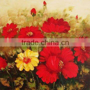 Wall art flower oil painting