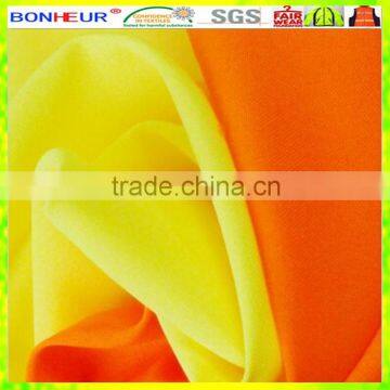 high-vis yellow tc twill fabric for protective clothing