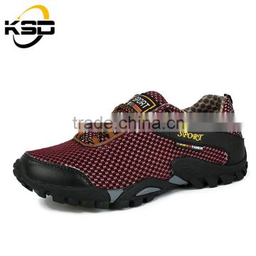 Popular fashion comfortable wear-resisting rubber sole men leisure mountaineering shoes