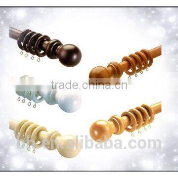 Perfect Surface Treatment Natural Wooden Curtain Rod photo-2
