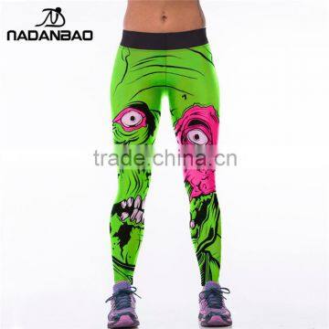 New Arrival Cartoon Printed Women Leggings High Elastic Gym Leggins Fitness Legins