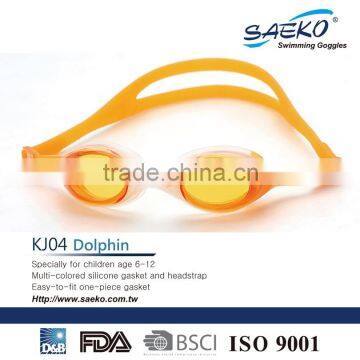 Dolphin - Children Non-toxic Gasket Seal CE Certificated Kids Junior Swimming Goggles photo-3