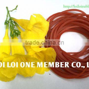 HOT Sell Latex Elastic Rubber Bands / LOW PRICE Red Rubber Band