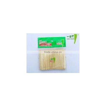 280pcs per bag Cello wrapped bamboo Toothpick