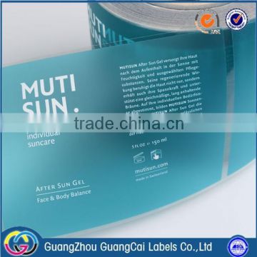 adhesive clear label transparent label