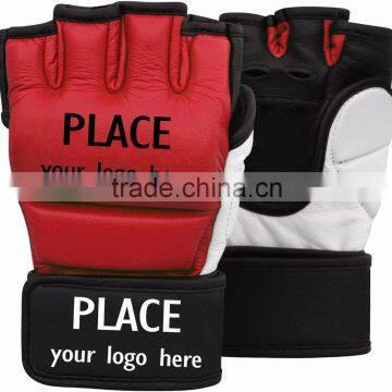 MMA Gloves Leather Cowhide