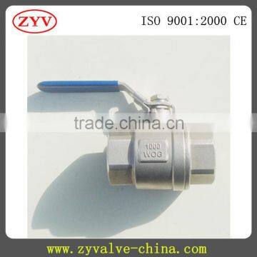 Manufacturer of Stainless Steel 2pc Thread Ball Valve