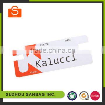 chinese manufacturer of bag tag clothing label tag and hangtag