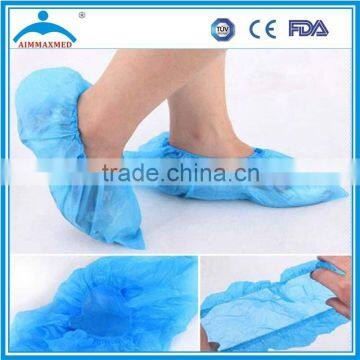 lab supply pe blue shoes cover