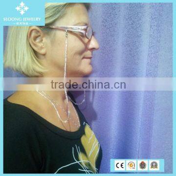 Gold Reading Eyeglass Necklace Chain