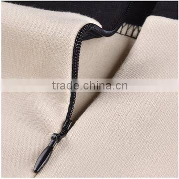 Women's Official Scoop Neck Optical Illusion Slim Bodycon Pencil Dress photo-4