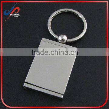 New Rectangle Creative Different Shape Metal Photo Frame Key Chain Ring Keychain