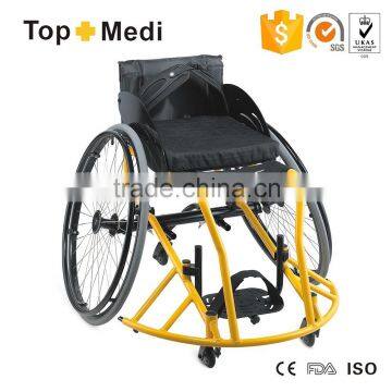 Topmedi Lightweight Sports Basketball Center wheelchair/Silla de ruedas de baloncesto